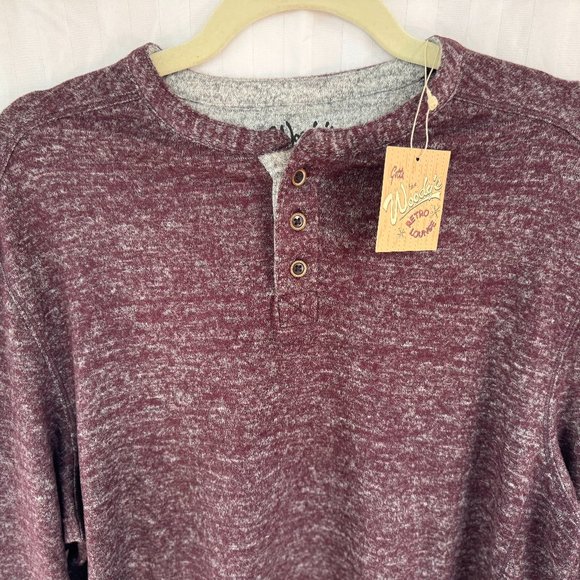 Mens Woody's Retro Lounge TOP Super Soft Pullover - Picture 2 of 8